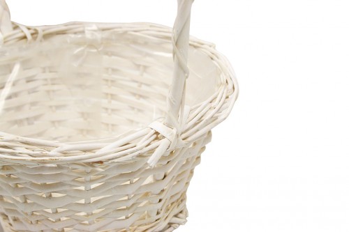 White laminated head basket