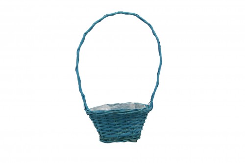 Light green plastic head basket