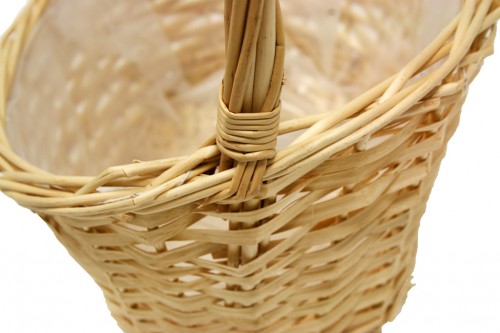 Natural laminated miniback basket