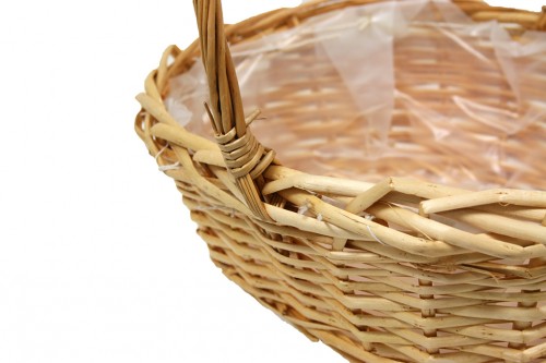 Oval laminated honey basket