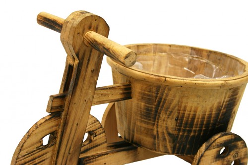 Wooden tricycle