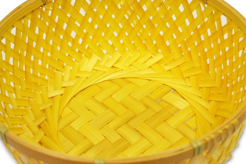 Yellow braid tray