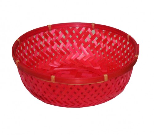 Red braid tray