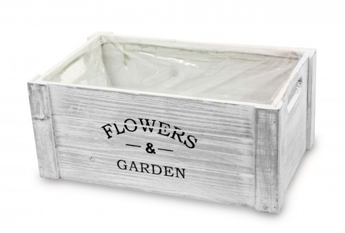 White f&g planter