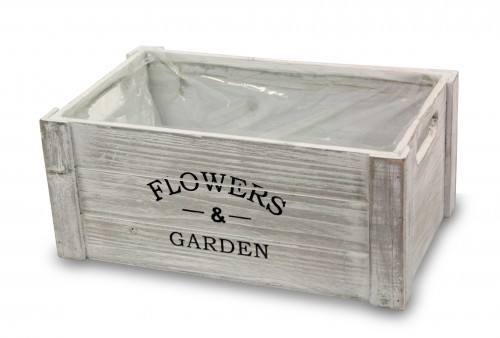 White f&g planter