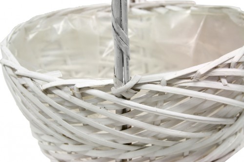 white honeycomb basket