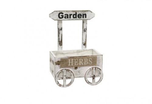 chariot d'herbes du jardin