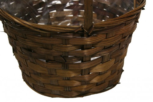 Brown patinated basket