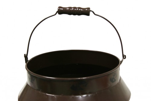 Cache-pot tasse marron