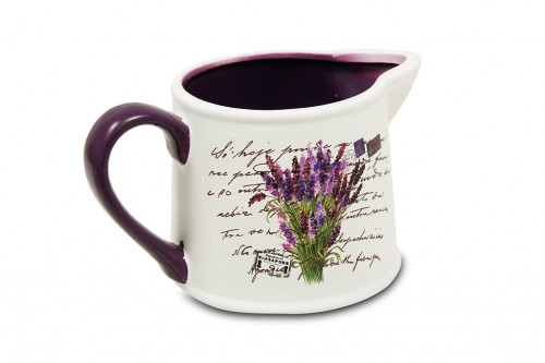 lavender pitcher