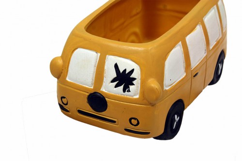 Yellow van planter