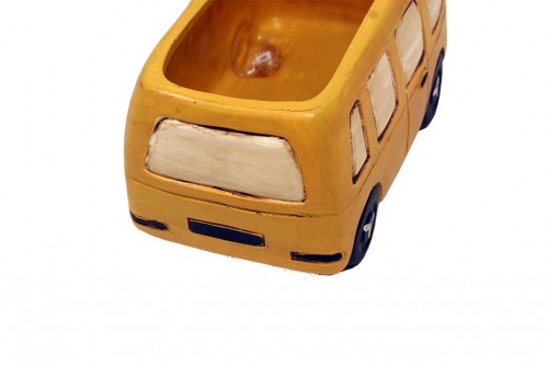 Yellow van planter