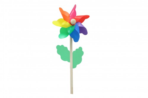 multicolored pinwheel