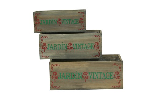 Pot jardinière vintage s/3