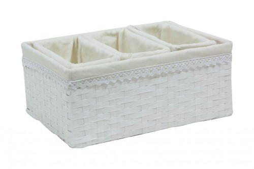 White paper tray s/4