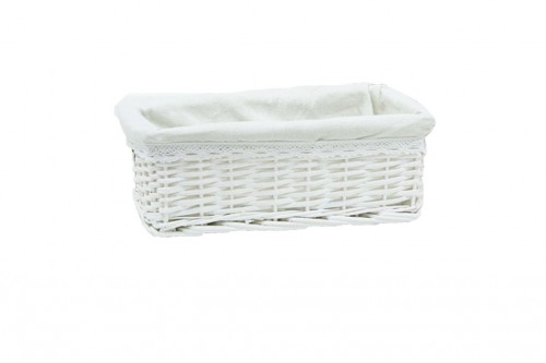 Cajoneras mimbre blanco c/ tela blanca