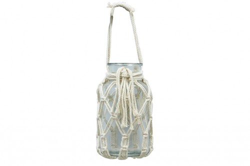 lantern with seagrass