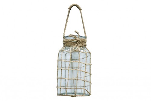 lantern with seagrass