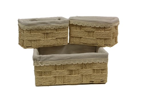 Cajoneras papel beige