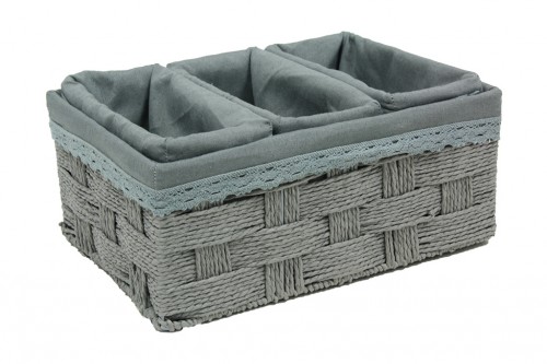 Multiple fabric basket s/4