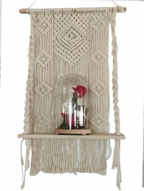 Macramé avec 1 étagère