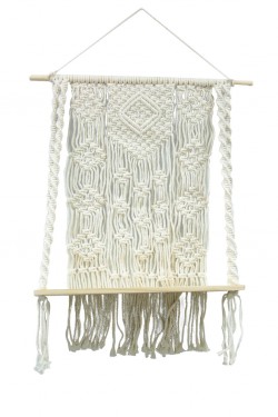 Macramé avec 1 étagère