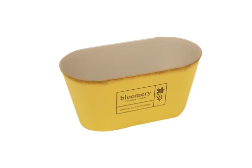 Macetero plastico bloomery amarillo