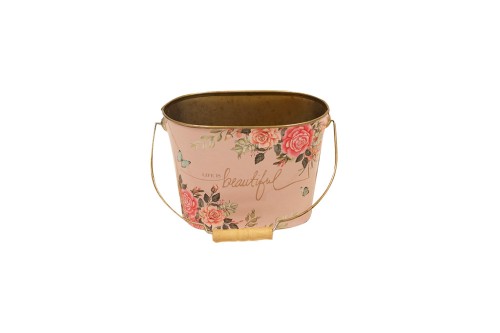 Cubo rosa pastel
