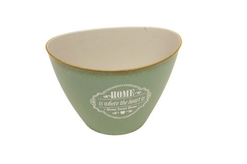 Macetero verde pastel