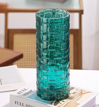 Jarrón para flores verde