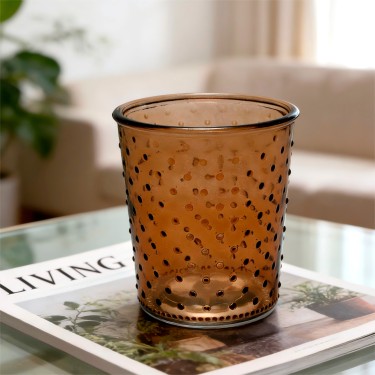 Jarrón para flores marrón