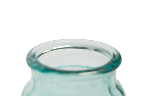 Jarrón azul para flores