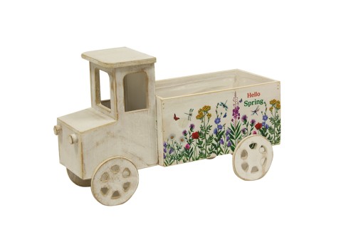 Macetero con forma de camion hello spring