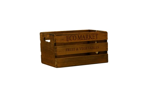 Caja de madera eco market