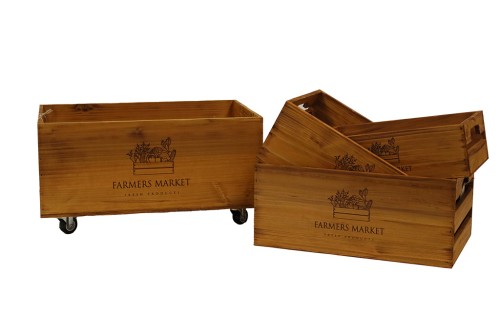 Cajas de madera s/4