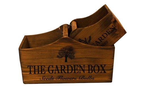 Caisses en bois avec poignée “The Garden Box”