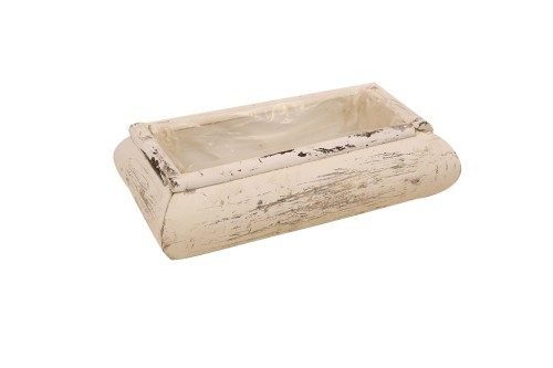 Macetero madera rectangular