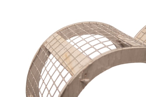 Macetero madera corazon