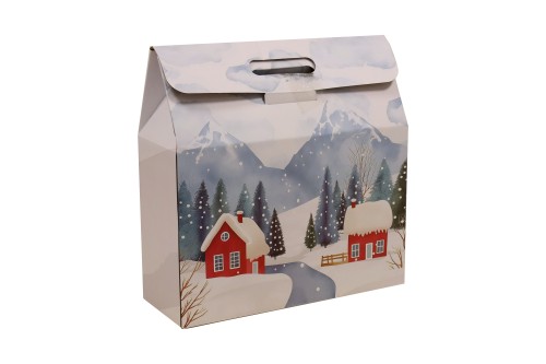 Caja de carton navidad