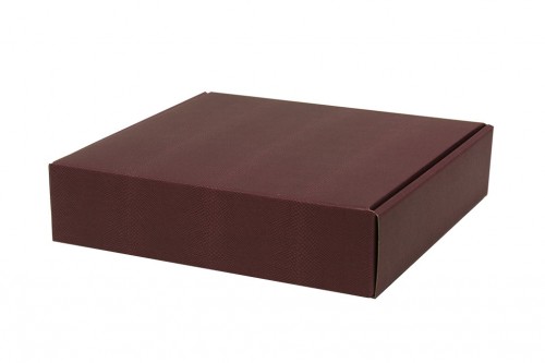 Caja carton morado 4 bot.