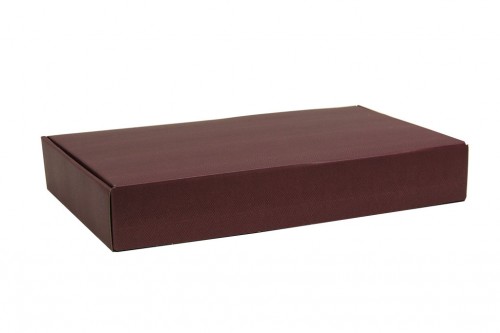 Caja carton morado 6 bot.