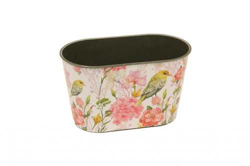 Birds plastic planter