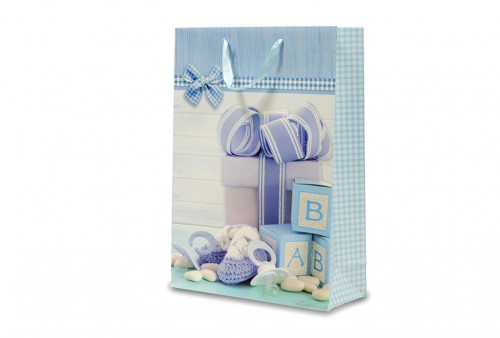 Super blaue Babytasche