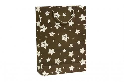 Dark gray bag with stars