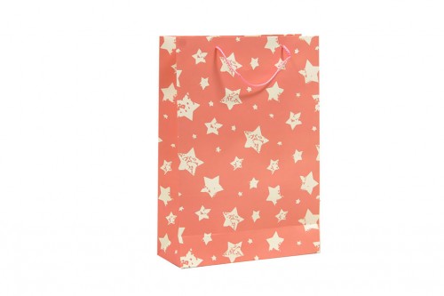 Pink bag with stars