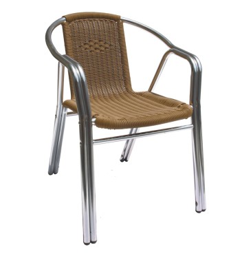 Silla pe rattan miel