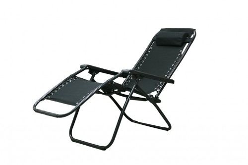 chaise zéro gravité noire