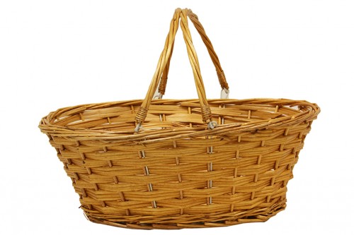 Natural mobile handle basket