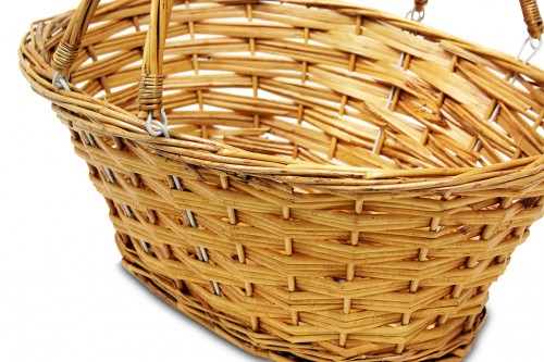 Natural mobile handle basket