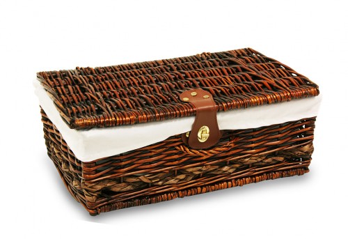 wicker suitcase